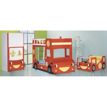 Mode en bois enfant enfants bébé Armoire rouge armoire meubles (WJ277479)